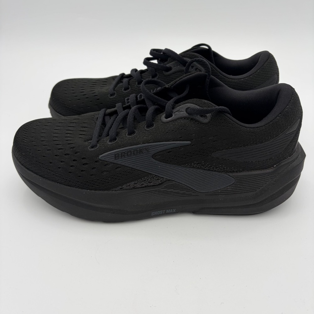 Brooks Ghost Max 3 Shoes Mens Size 9.5 Black Running Sneakers 1104641D020 Clean